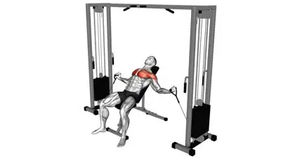 Cable Incline Chest Fly