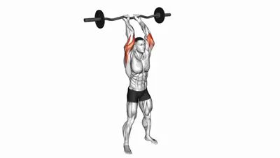 Barbell Overhead Triceps Extension